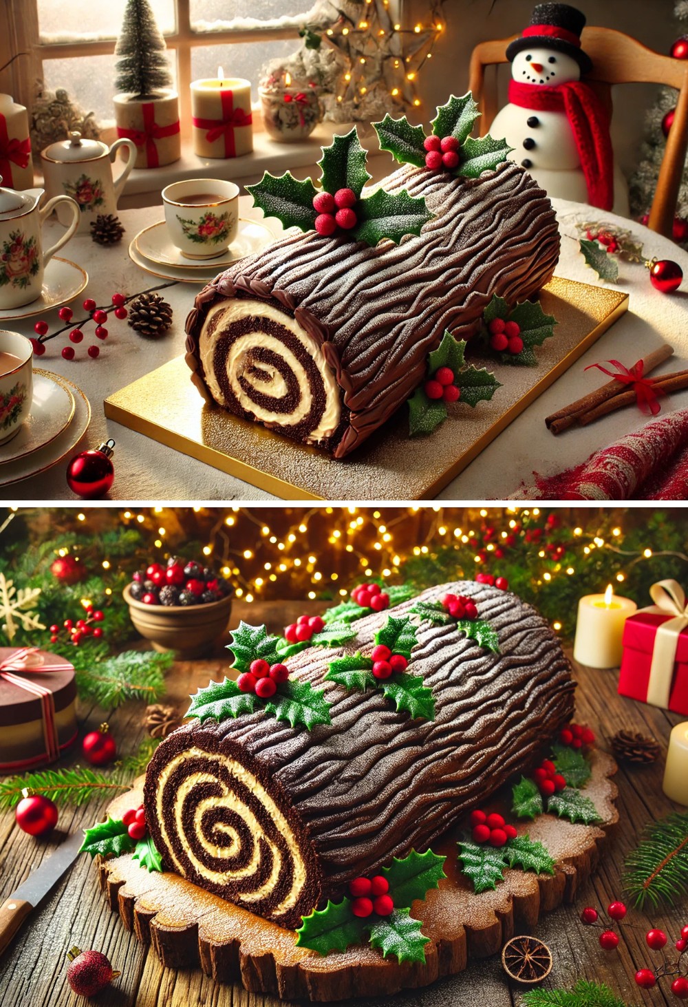 Christmas log