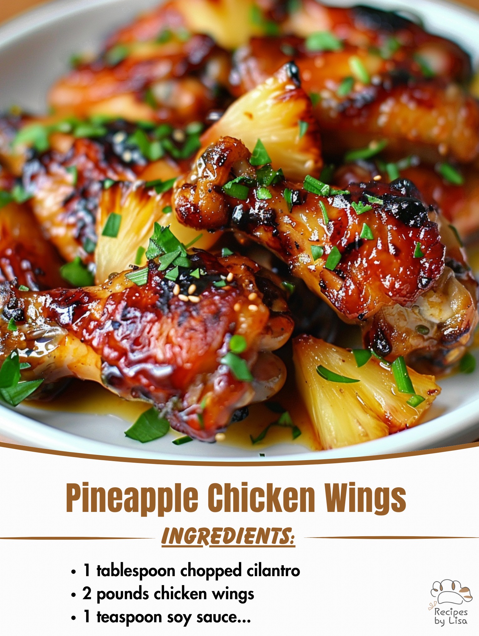  Pineapple Chicken Wings 