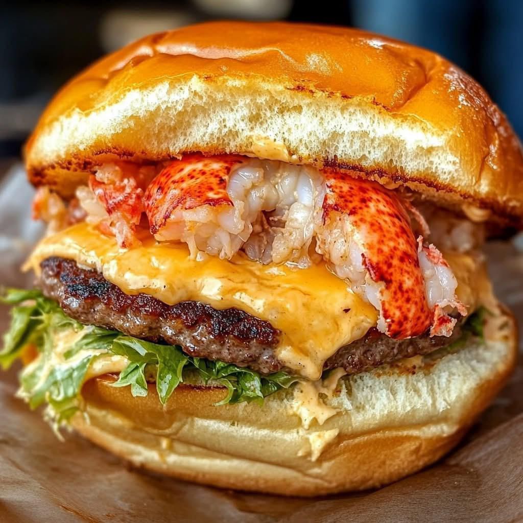 Lobster Cheeseburger