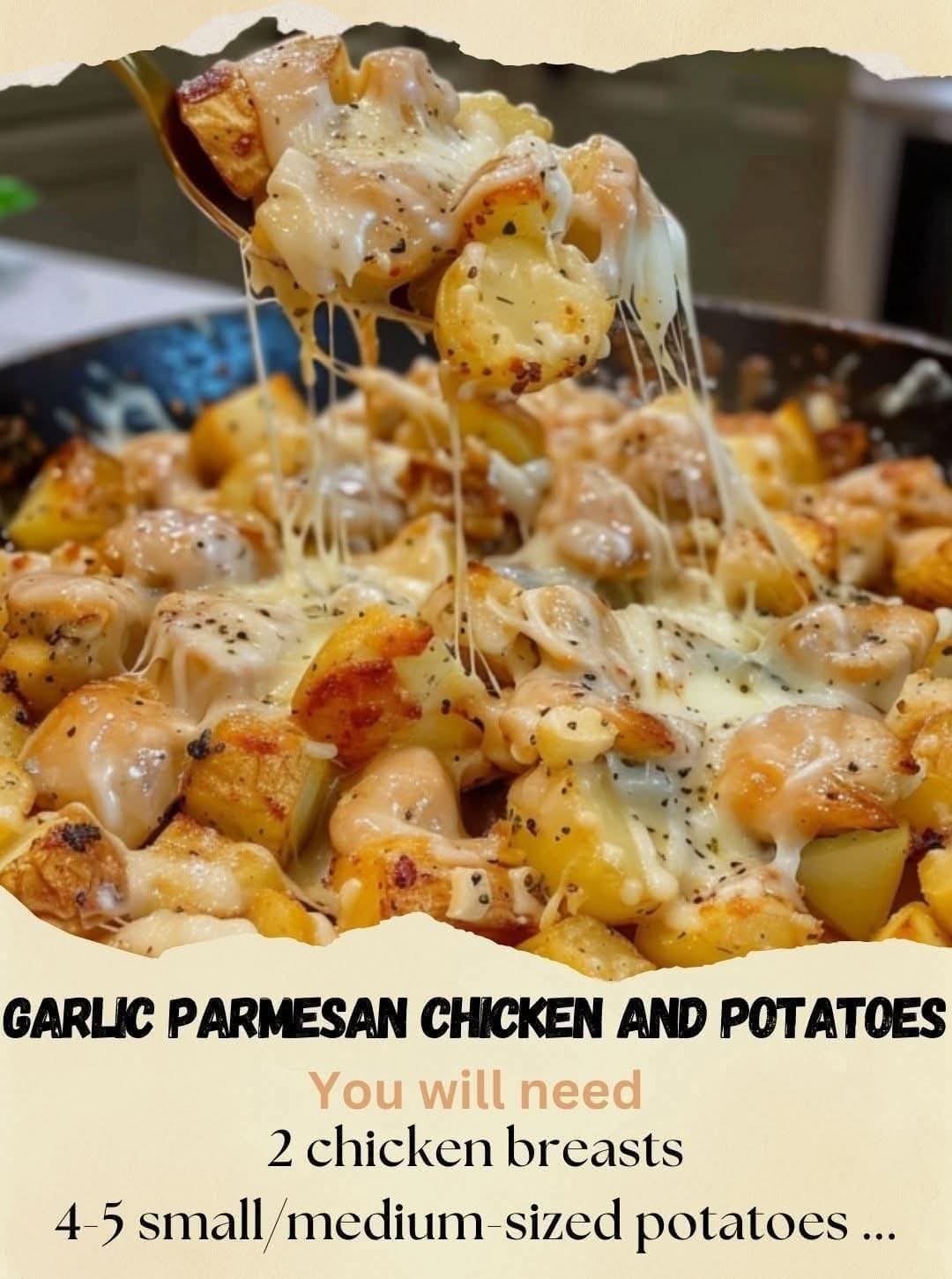 Garlic Parmesan Chicken and Potatoes