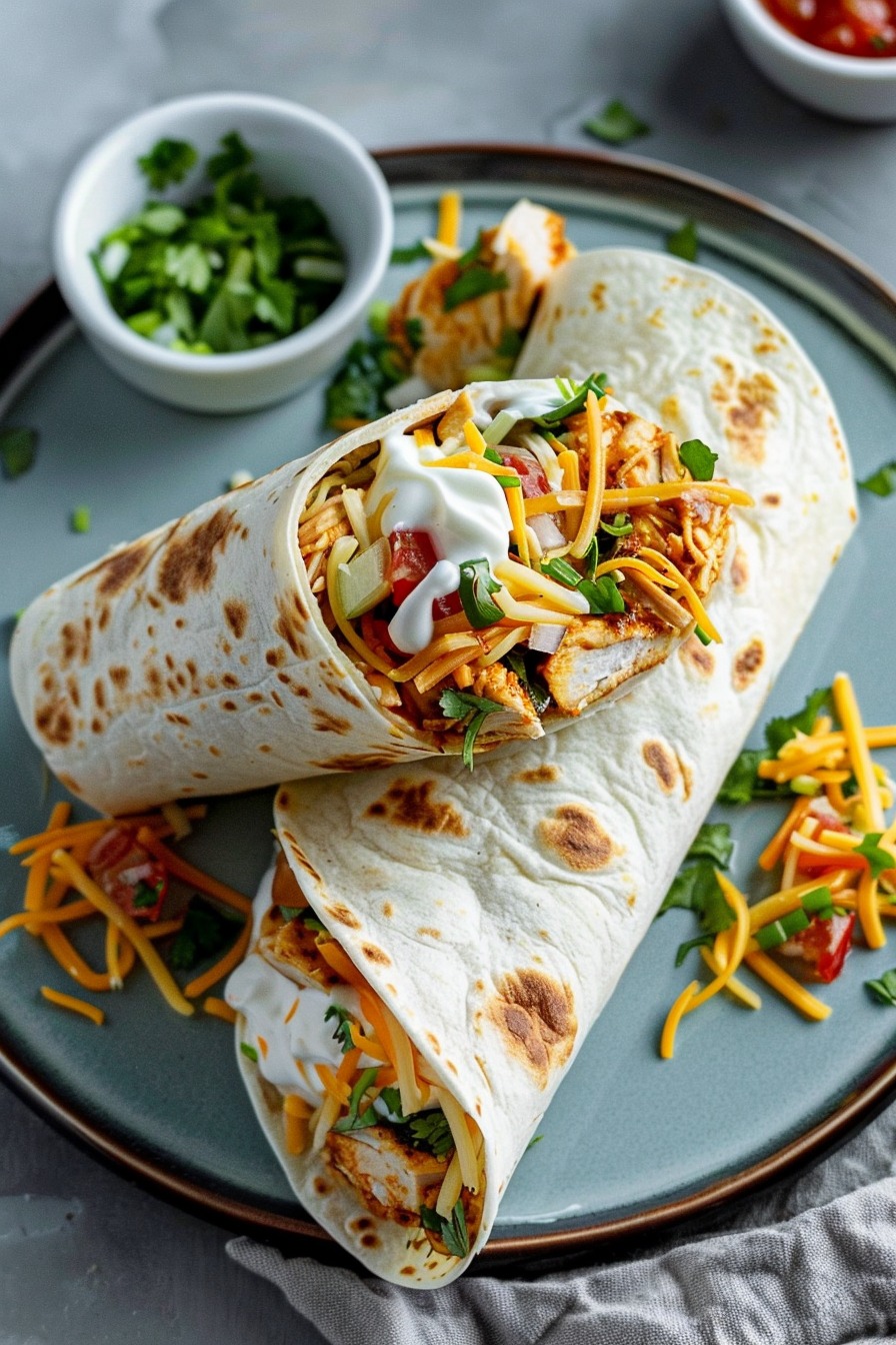 Big Cheesy Wrap Chicken