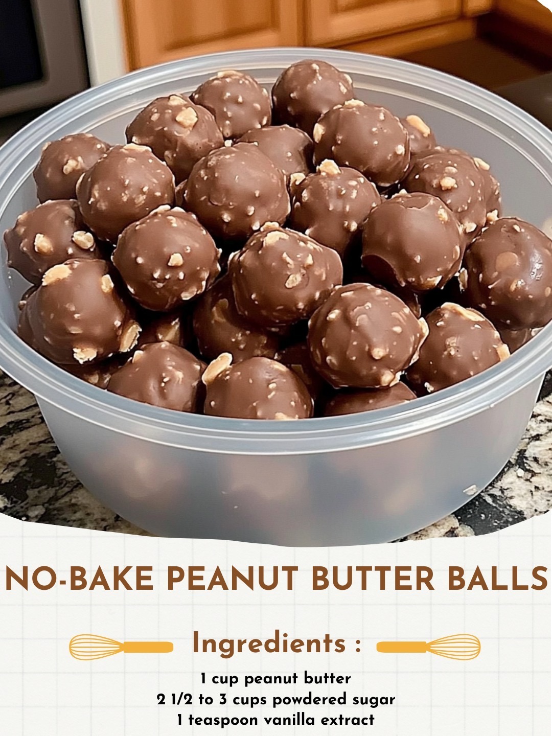 No-Bake Peanut Butter Balls