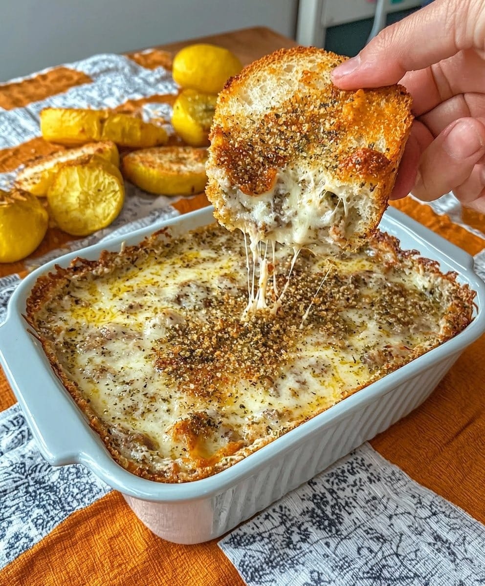 Cheesy Baked Dip Recipe