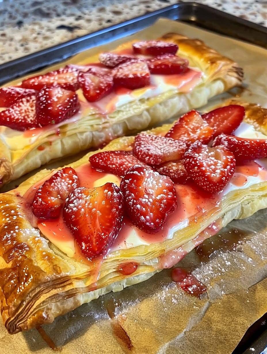 Strawberry Cream Cheese Danish