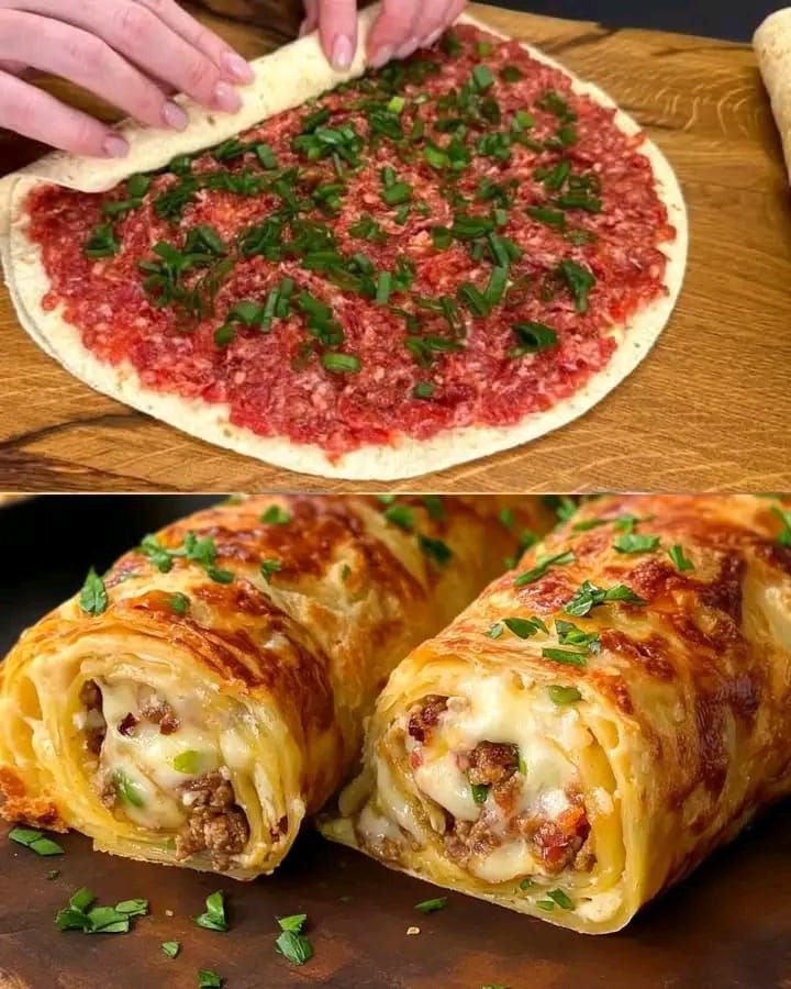 Savory Beef and Cheese Rolls