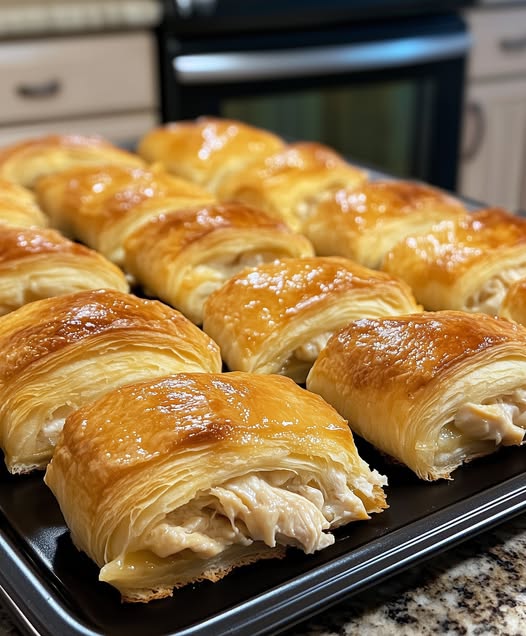 Baked Chicken Stuffed Crescent Rolls