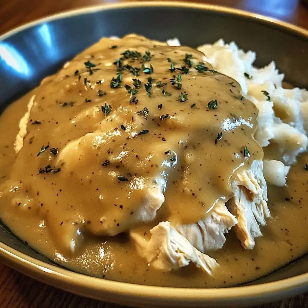 Crockpot Chicken & Gravy