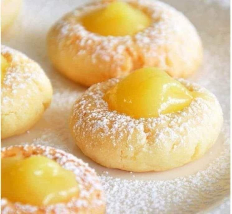 “Luscious Lemon Thumbprint Cookies