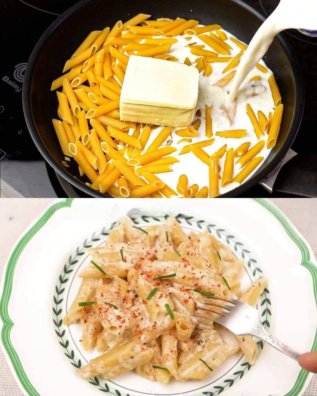 Nobody thought it would be so delicious! Easy pasta recipe in just 2 minutes.