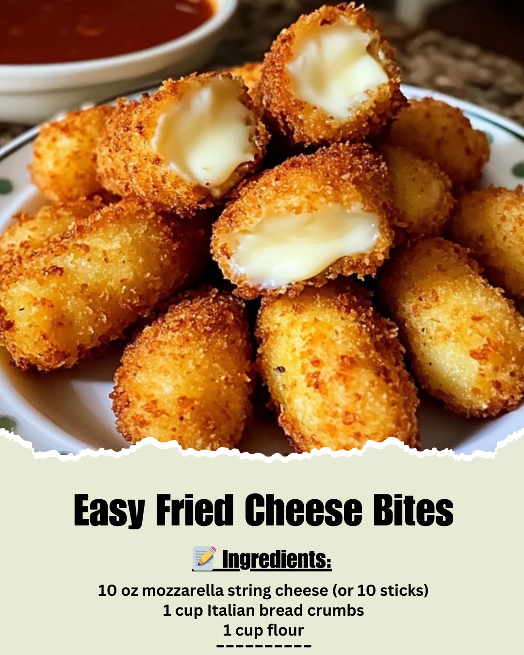 Easy Fried Cheese Bites