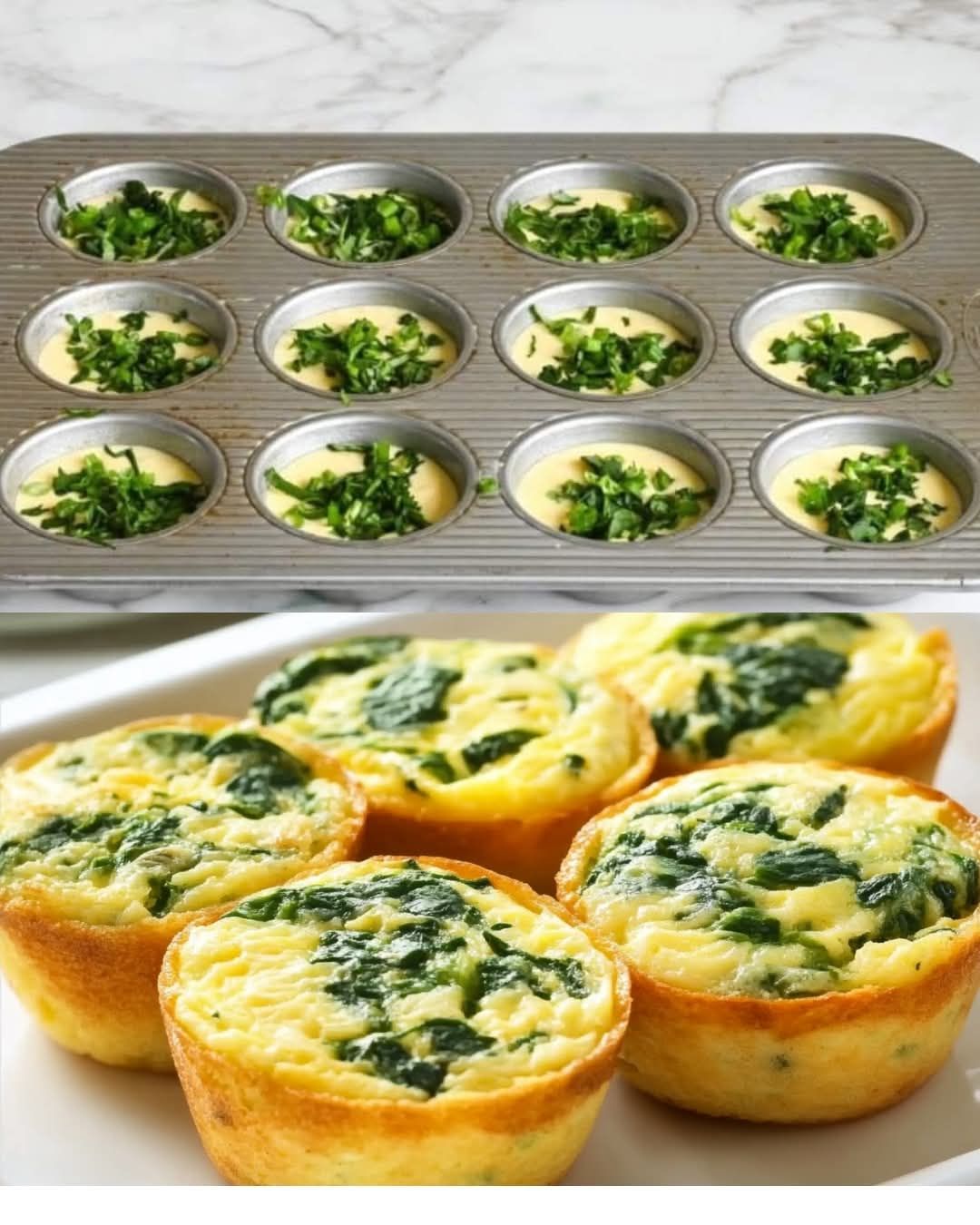 Spinach and Cheese Muffins Recipe