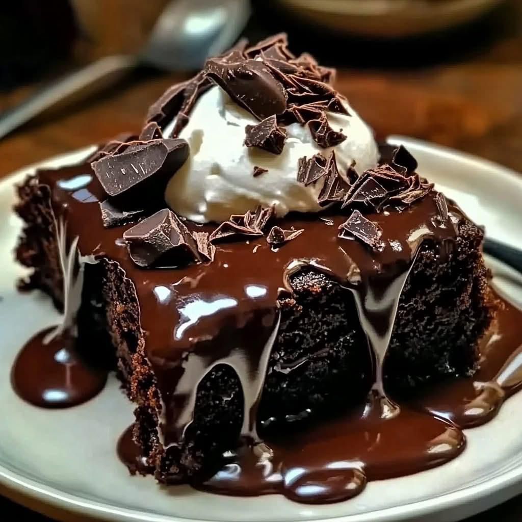 Hot Fudge Chocolate Pudding Cake