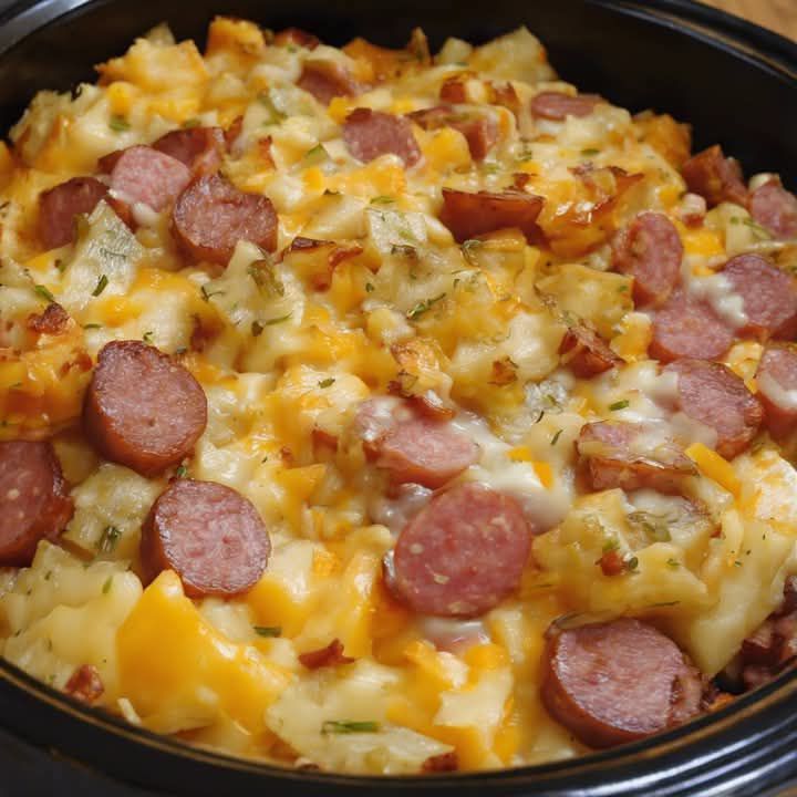 Cheesy Sausage and Potato Casserole