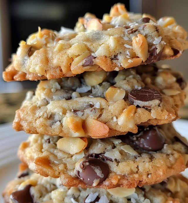 SMALL BATCH ALMOND JOY COOKIES