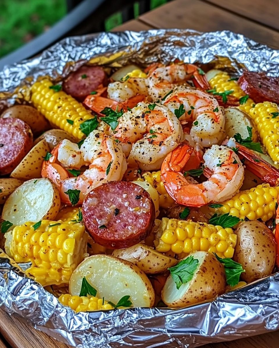 Shrimp Boil Foil Packs