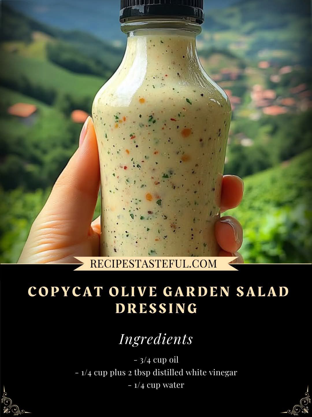 Copycat Olive Garden Salad Dressing