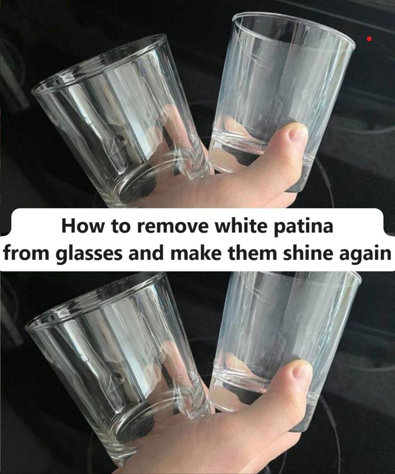 How to Remove White Patina from Glasses and Make Them Shine Again