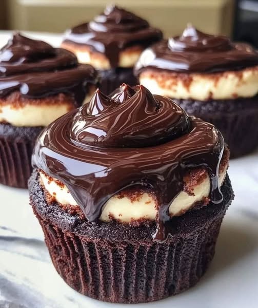 Brownie Cupcake Cheesecakes