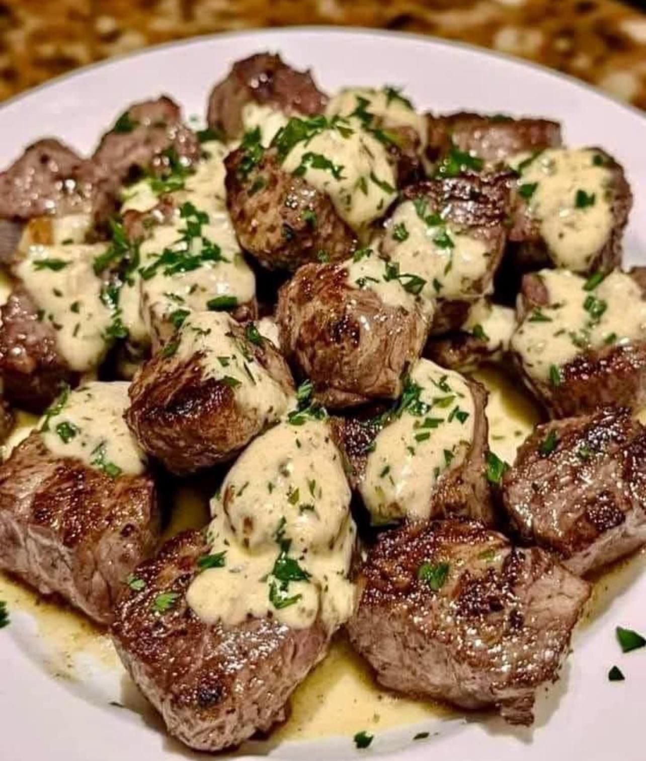  Steak Bites with Garlic Butter 