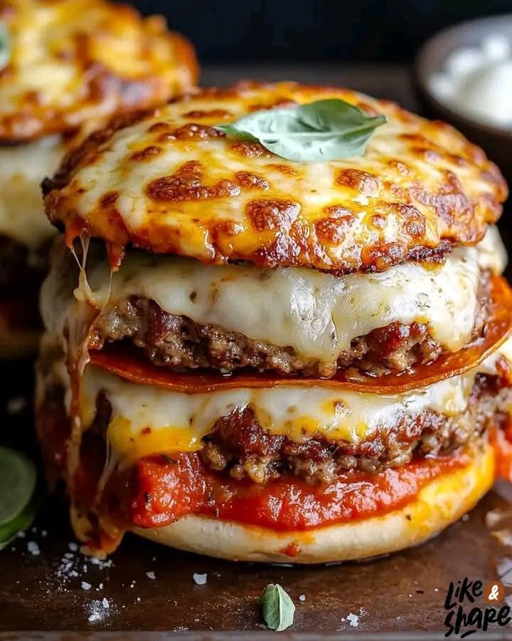 Old School Pizza Burgers – A Nostalgic Taste of Comfort!