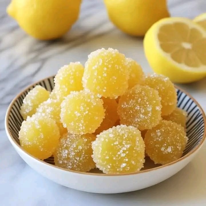 Zesty Lemon Drop Candies