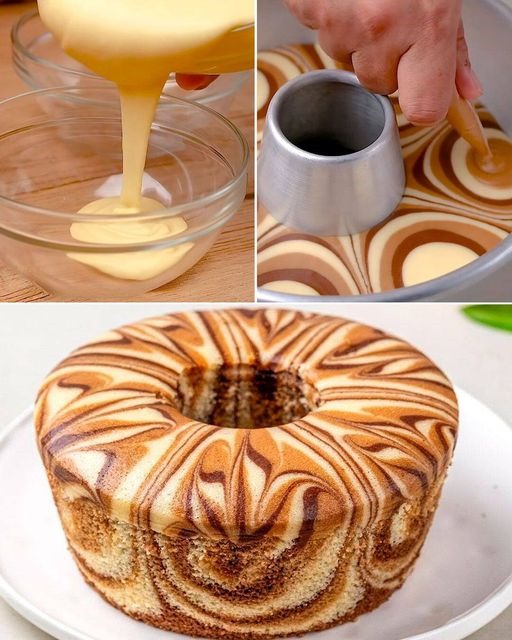 Marble cake, think of how easy this cake is to make