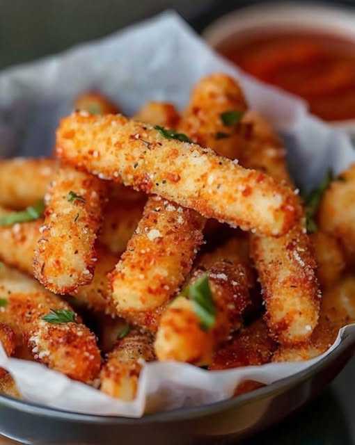 Mozzarella Stick Fries: Crispy, Cheesy Goodness!