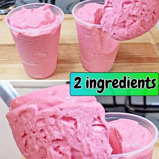 Creamy Dessert with 2 Ingredients