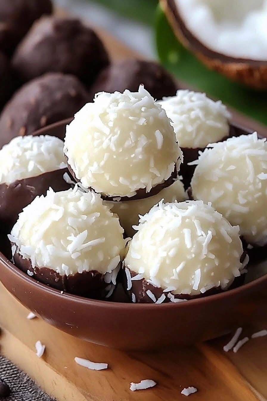 No-Bake Coconut Cream Balls