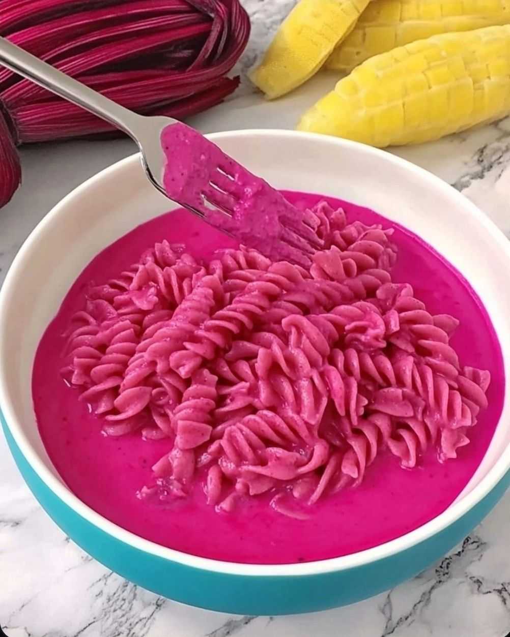 Vibrant Pink Beet Pasta