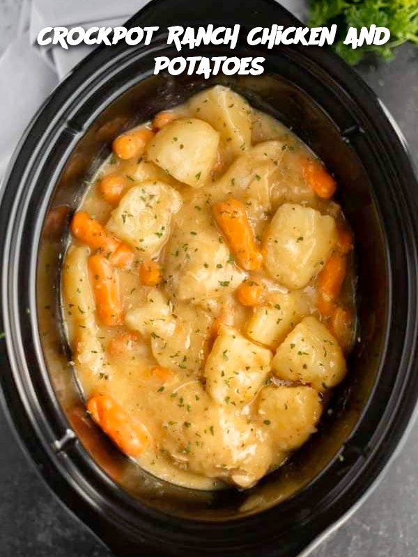 Crockpot Ranch Chicken and Potatoes