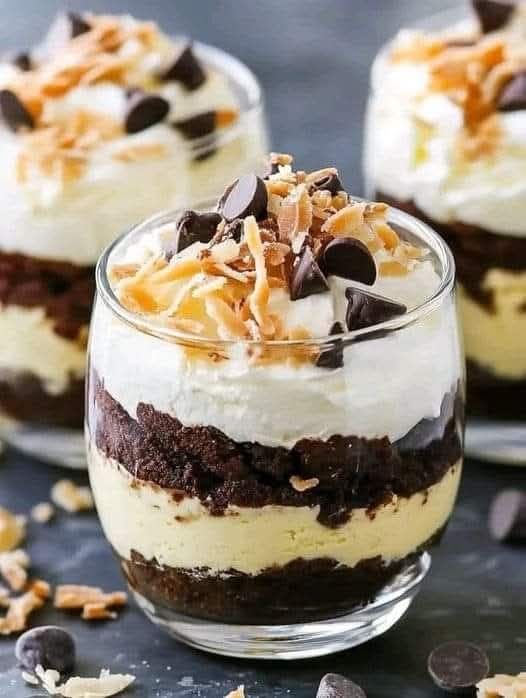 Decadent Brownie Cheesecake Parfait