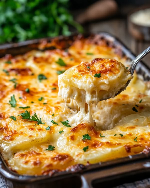 Ultimate Cheesy Scalloped Potatoes